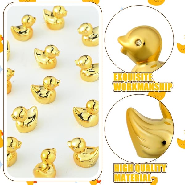 50 Stk. Miniharpiksand Tiny Andefigurer til Mikrolandskab DIY Dekorationer