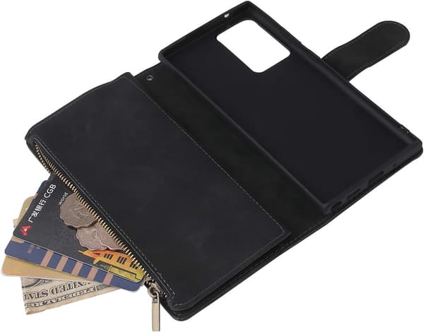 Kompatibel med Samsung Galaxy Note 20 Ultra Wallet Case Te