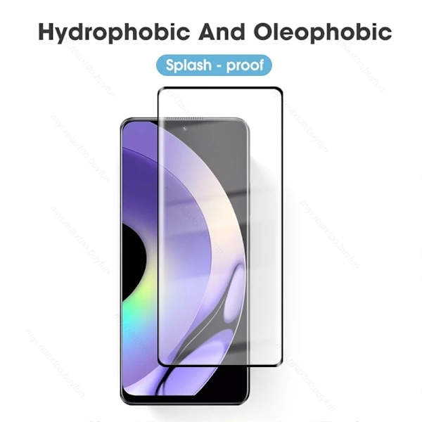 9D böjd skyddsglas för Realme10 ProPlus skärmskydd härdat glas