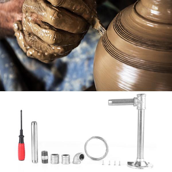 Lerskulptur Ställning Legering Rörstöd DIY Keramik Verktyg