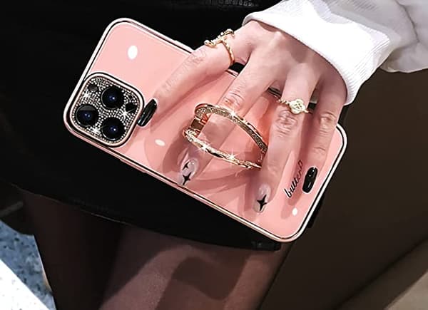 Kompatibel med iPhone 11 Pro Max-deksel for jenter Kvinner Søtt