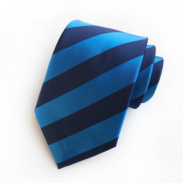 Nytt Klassisk Stripet Silkeslips for Menn A