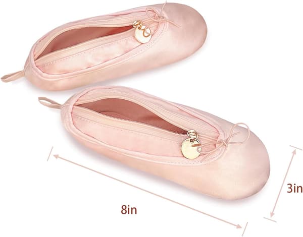 Balletsko Mini Makeup Taske - Dansegaver Balletsko Taske til Piger Danse Essentlals
