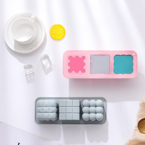 3-vejs 3D Rubiks kube silikoneform DIY magisk kugle aromaterapi