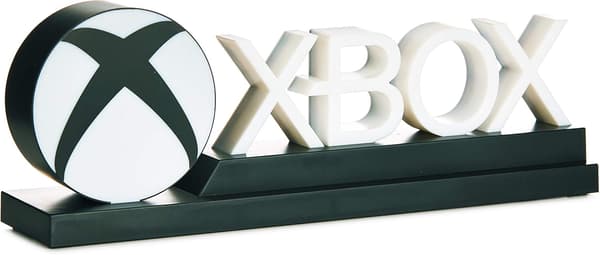 Xbox-ikoner lys, dynamisk og standard lysmoduser, lisensiert Xbox-spill skrivebordstilbehør og spillromdekor, Xbox-gave til menn