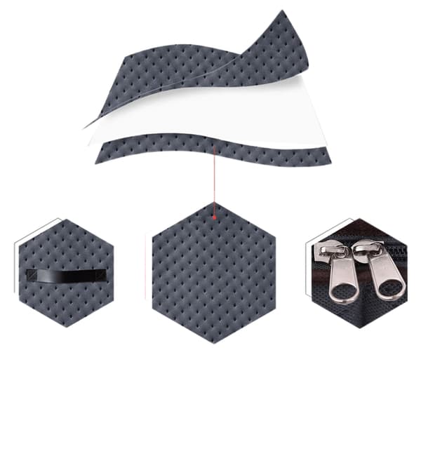 Nestneatly Stor Kapacitet Tøj Opbevaringspose Organizer Wit