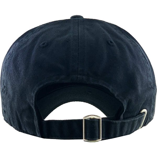 Lågprofilerad bomulls keps herr damer baseball keps pappa hatt Adjus Black
