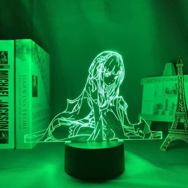 Naruto Lampe Ting Nattlys LED Bord Illusjonslampe Hjem D