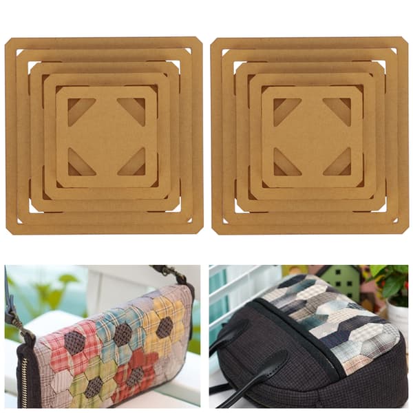 10 stk. Akryl Skabelon Skabeloner Quilte Skabeloner Patchwork Quilter DIY Værktøj Patchwork Skabeloner