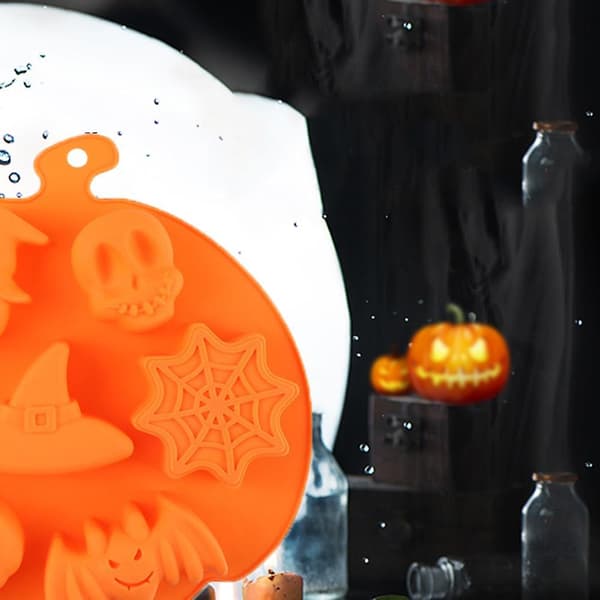 Uhæggelig Halloween Formet Isterningebakke / Madforme - Sjov Sc