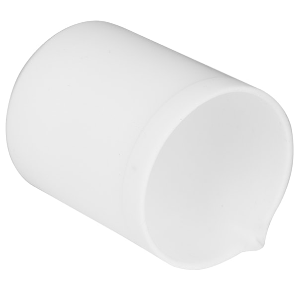 Syra- och basresistent bägare PTEE Hög smörjning Icke klibbig vit bägare Mätkopp (100 ml)