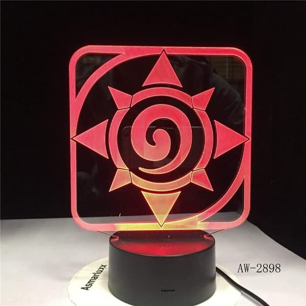 Naruto Kakashi Uchiha Sasuke 3D Illusion Natlampe Sm