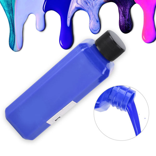 100 ml cellulär vätskemålnings pigmentflaska paket barn DIY vätskepigment (safirblå)