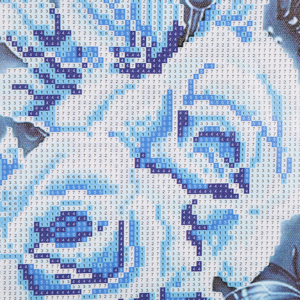DIY Handgjord Rhinestone Broderi Målning Korsstygns Kit för Hemväggsdekor