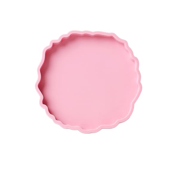 2 STK Krystall Dråpe Lim DIY Trykk Leire Plate Svingbord,