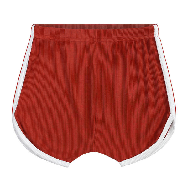 Toddler Solid Cotton Short Summer Pyjamas Set, L (Röd)