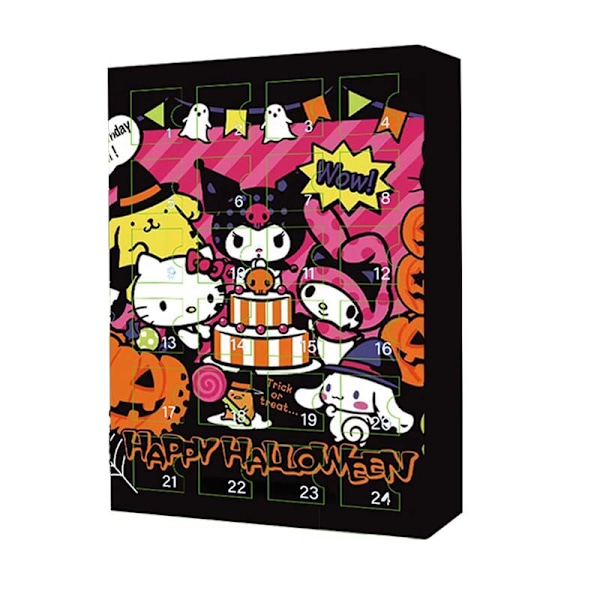 2024 Ny Sanrio HelloKitty Nedtællingskalender Blind Box, 24 Dages Jule-Nedtælling Gave, Julekalender Overraskelse Julegave til Børn