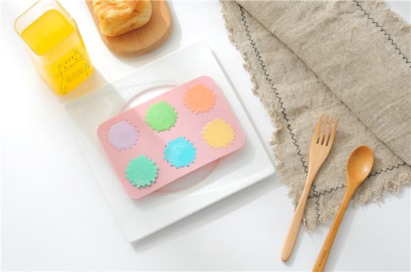 6 Silikoneforme til Kager Lavet af Little Sun DIY til Chokolade