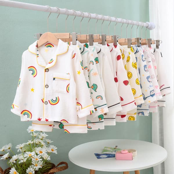 Sommer Pyjamas til Piger Drenge, L(Regnbue Lille Stjerne)