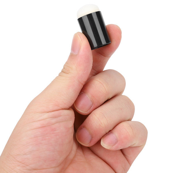 5 stk svampfingermalere for barn - fingermalingsverktøy i plast - pigmentkritsett (5 stk pose)
