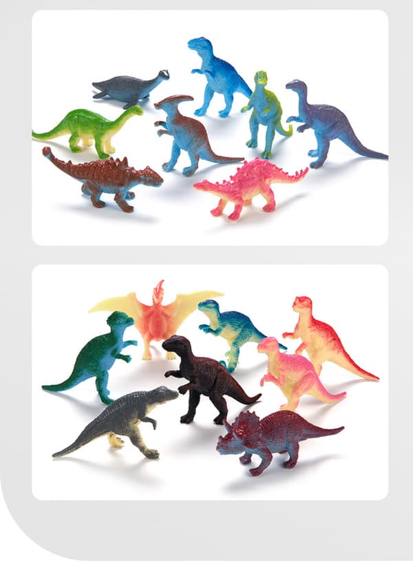 Dinosaurlegetøj til børn 3-5, realistiske Jurassic Dinosaur Fig