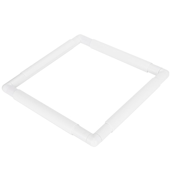 Neliön muotoinen kirjontakehys DIY-vanne ristipistotyökalu kädessä pidettävä suorakulmainen ompelutarvikkeet 11 x 11 tuumaa