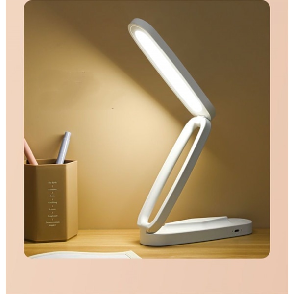 Fällbar förvaringsbordslampa, kreativt skyddande öga Learnin