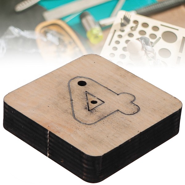 Cutter Dies Skimmel Læder Tilbehør DIY Håndlavede Kits med Jernblad til Håndværkssamling (Nummer 4)