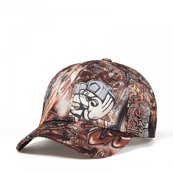 Tryckt basebollkeps, Graffiti Unisex Snapback Hip Hop-hattar C Brown