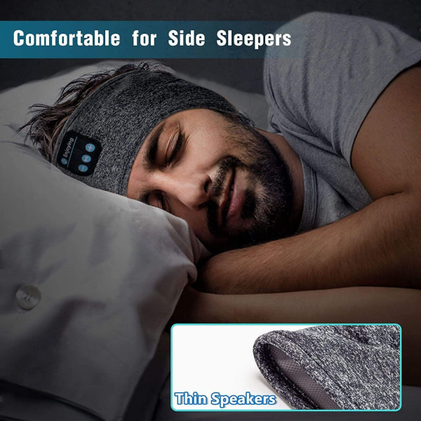 Sleep Headphones, Bluetooth Headband,Sleeping Headphones with Ultra-Thin Speakers for Side Sleepers,Headband Headphones
