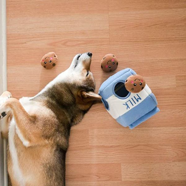 Interaktiva hundleksaker - 3-pack påfyllningar för gömma och sök hund