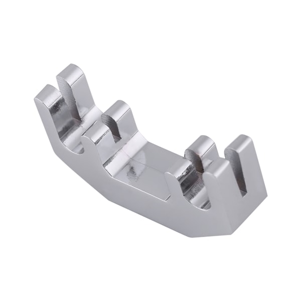 Holdbar metall demper praksis lyddemper musikkinstrument tilbehør for 1/2 4/4 fiolin (sølv)