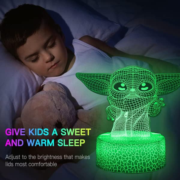 Star Wars 3D Illusion Natlampe, 5 Mønstre 16 Farveskift