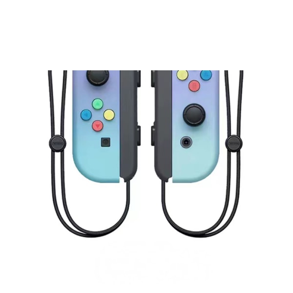 Nintendo Switch-kontroller Joycon trådlös Bluetooth-spelkontroll fjärrväckning med rep, stödjer fitnessring Purple blue gradient