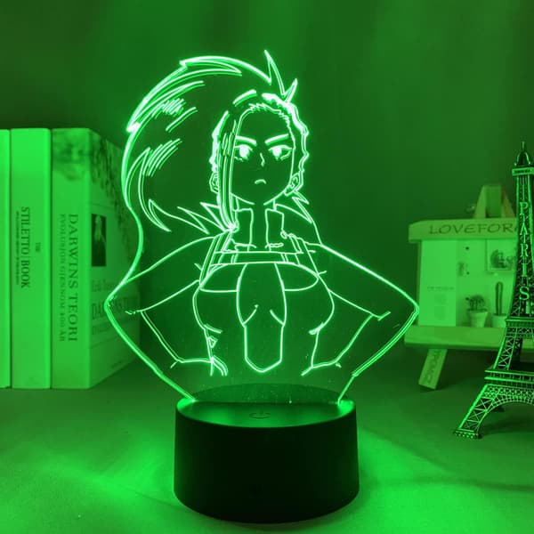 3D Nattlys 3D LED Lampe Momo Yaoyorozu LED Nattlys An