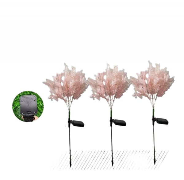 Solcellelamper Udendørs Dekorativ Solcelleblomst Pink Rime Flo