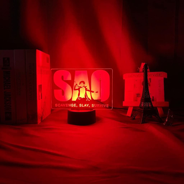 SAO Anime Figur LED Lys Søde Drenge & Piger Julefødsel