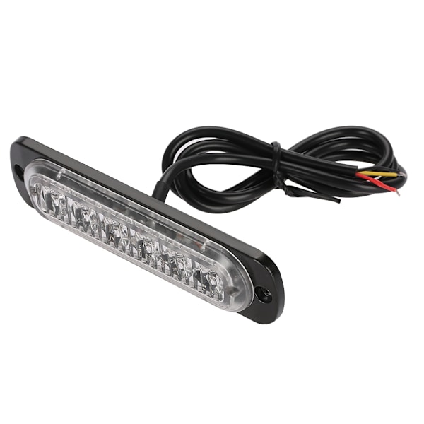 4 st 12-24V Bil 6 LED Blinkande Varningsljus Galler Blinkande Ljusramp Blå