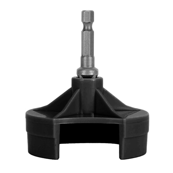 Stickmaskinadapter Snabb Stick Ersättningsbar Virkmaskinadapter med Hex Bit DIY Nål Virkning Borr Kraftfäste Svart