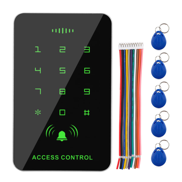 RFID Access Control Card Reader -salasana 5 Key Tagilla
