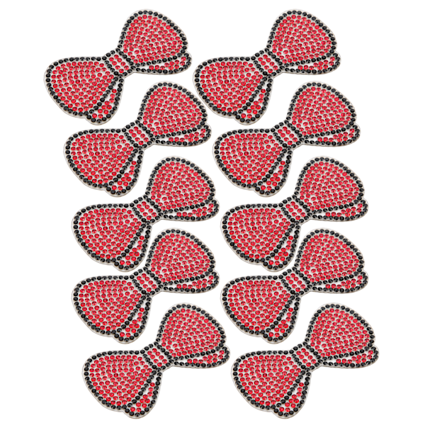 10 kpl Rhinestone-laastari Silitys Kristalli Applique Piirroskoristelu DIY-askarteluun