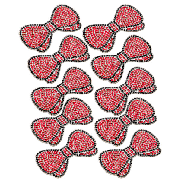 10 stk. Rhinestone-patch, stryg på krystalapplikation, tegneseriedekoration til DIY-håndværkssløjfe