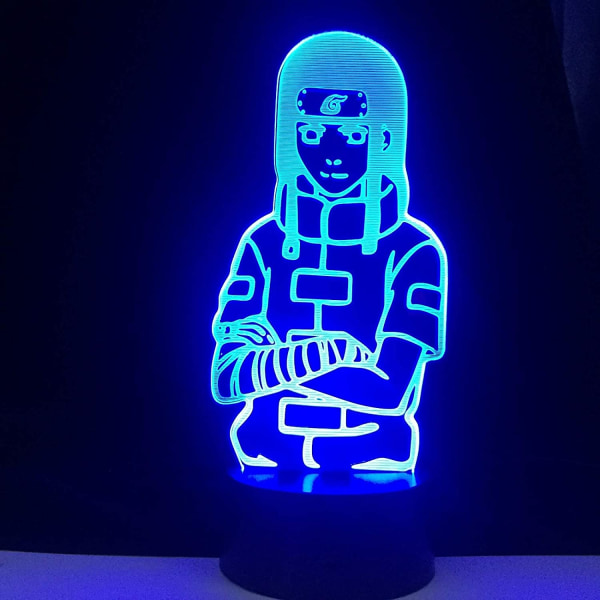 Coola saker för sovrum Naruto Stuff 3D visuell lampa touch L