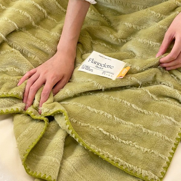 Fleece tæppe | Blødt plys fløjlsflanelltæppe til