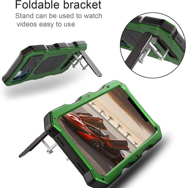 Yhteensopiva iPhone 12 Pro Max vedenpitävän metallikotelon kanssa, Bui