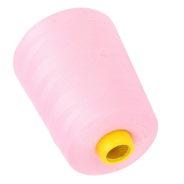 Sytråd 8000 Yards Flera Färgade Polyestergarn för DIY Broderimaskinprojekt 152 Rosa