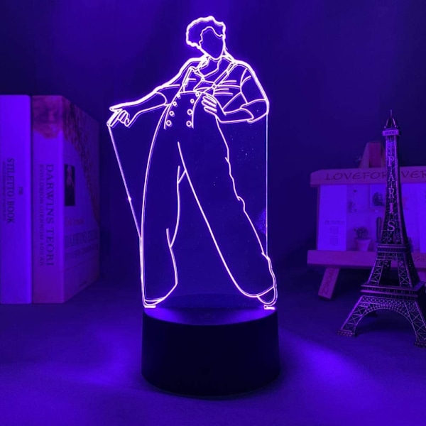 3D Harry & Styles Natlampe til børn Farveskift