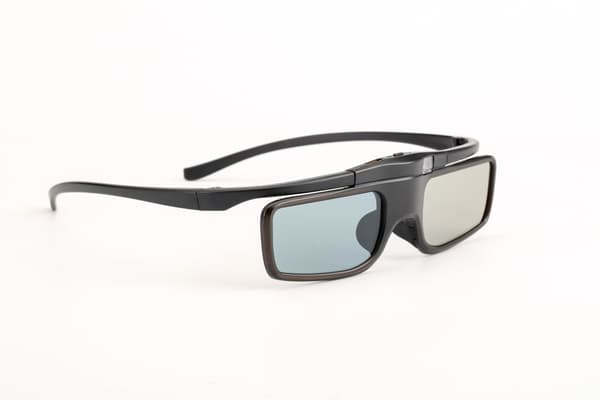 2X 3D Active Shutter Briller Genopladelige til RF 3D TV, 3D Briller til Sony, Panasonic, Epson 3D Projektor, Samsung 3D TV 1 pcs