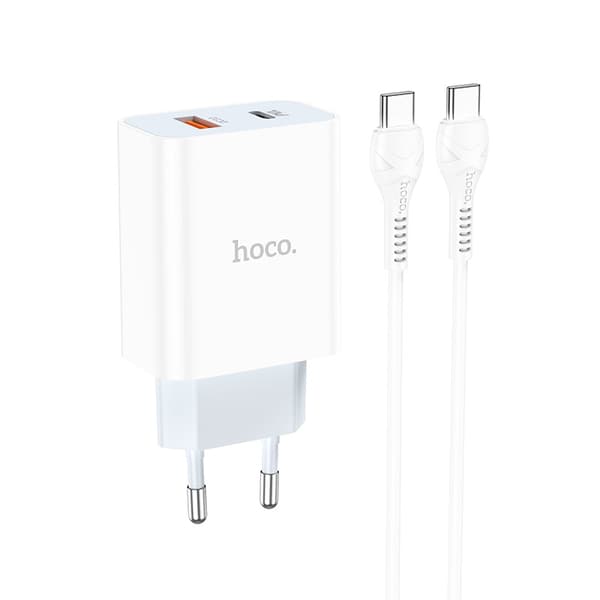 hoco. C97A Europæisk standard PD20W+QC3.0 oplader til iPhone1