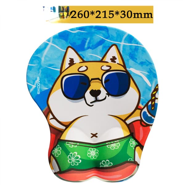 Sød Corgi Musemåtte Håndledsstøtte Stor Kvindelig Gaming Anime Sød Da Da Silikone Håndledsstøtte Håndledsstøtte